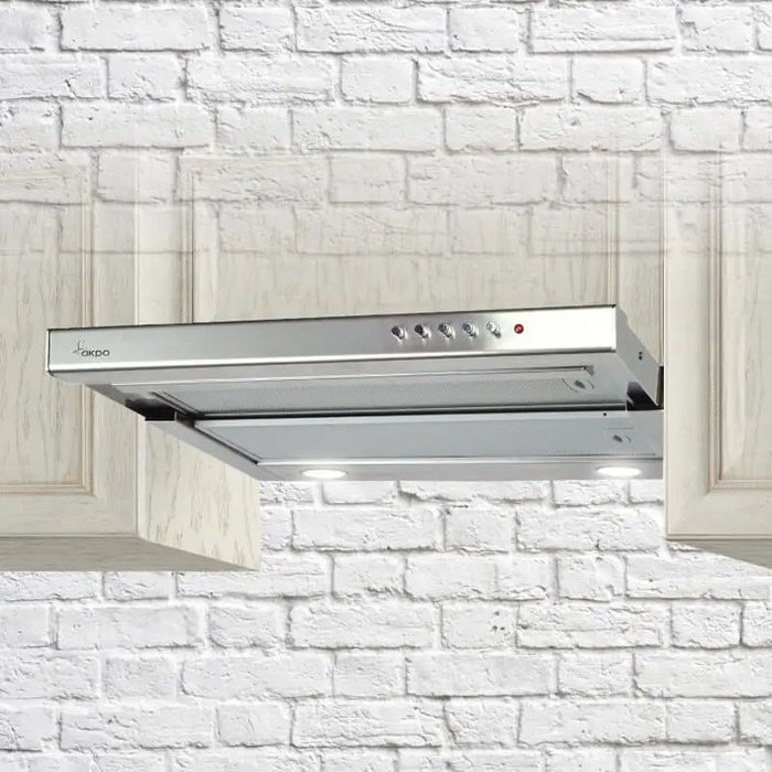 Akpo WK-7 Light 50 cooker hood Semi built-in (pull out) Stainless steel - Cooker hoodsAGD-OKA<<<Home Appliance