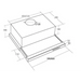 Akpo WK-7 Light 50 cooker hood Semi built-in (pull out) Stainless steel - Cooker hoodsAGD-OKA<<<Home Appliance