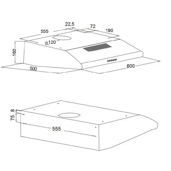 Akpo WK-7 P-3060 cooker hood - Cooker hoodsAGD-OKA<<<Home Appliance - ProductsAGD<<<ActionPL