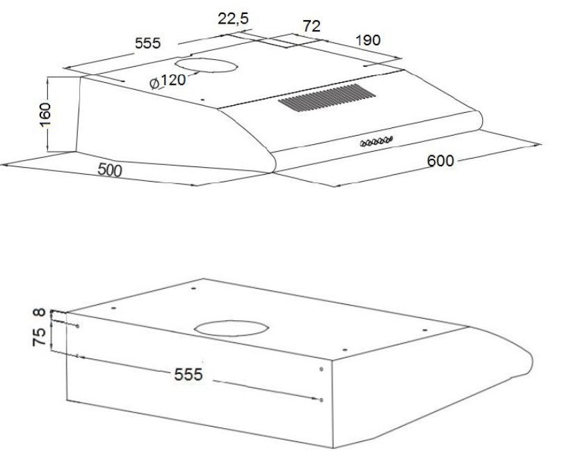 Akpo WK-7 P-3050 cooker hood