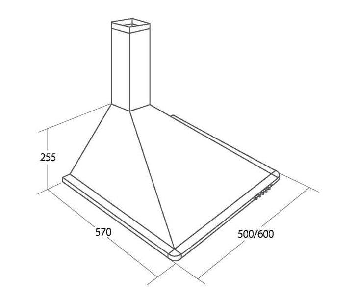 Cooker hood Akpo WK-5 Elegant Turbo 60 Inox