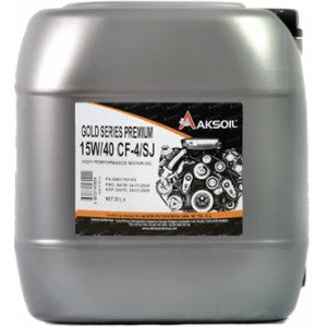 AKSOIL GOLD SERIES PREMIUM 15W-40 CF4/SJ 20L