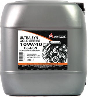 AKSOIL GOLD SERIES ULTRA SYN 10W-40 CI-4/SL E7 20L