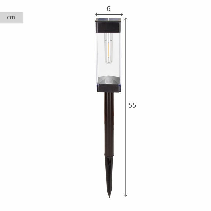 Solar lamp Aktive 6 x 55 x 6 cm (4 Units)