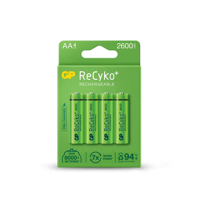 Акумулаторна Батерия GP R6 AA 2600mAh NiMH 4 бр. 270AAHCE-EB4 GP - Батерии<<<Батерии и зарядни у-ва<<<ValiAPI