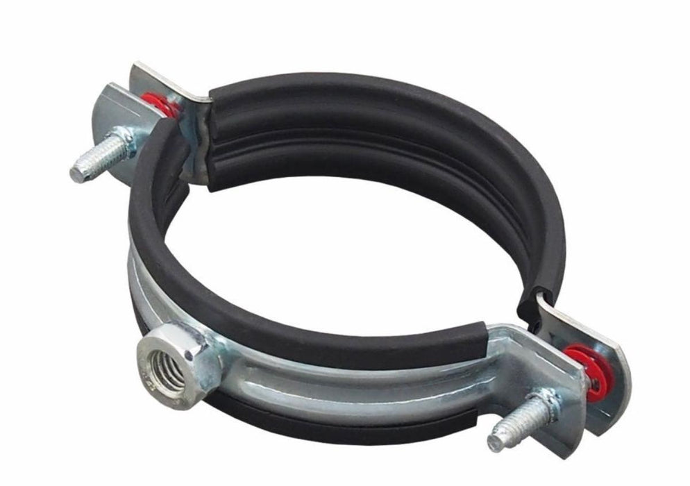 CLAMP WITH NUT 2 1/2 RUBBER F80