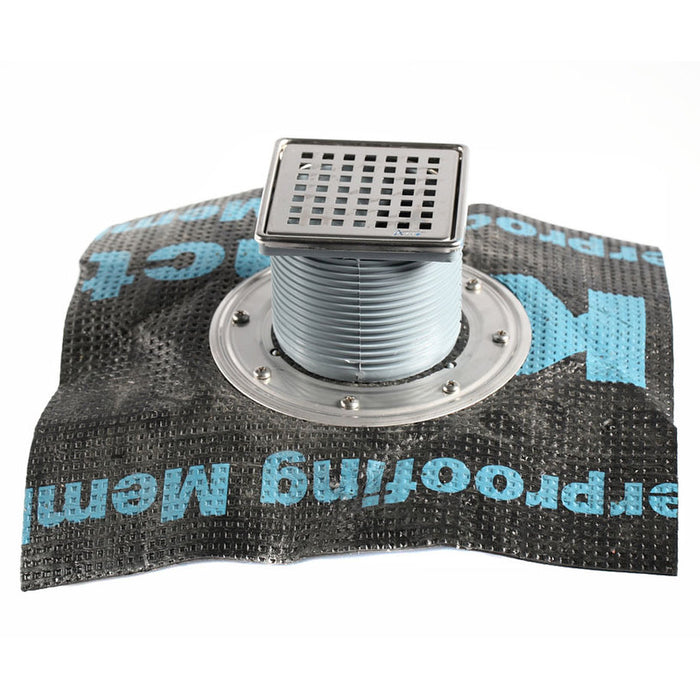 FLOOR SIPHON WITH BITUMEN INSULATION AKVO ADJUSTABLE