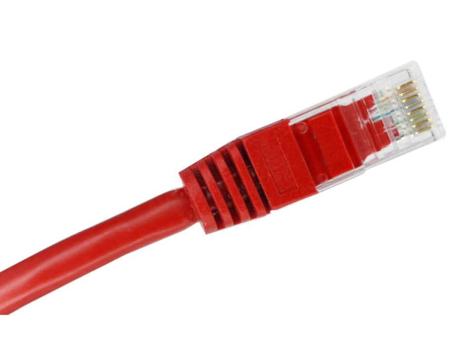 Alantec KKU5CZA1 networking cable Red 0.25 m Cat5e U/UTP (UTP)