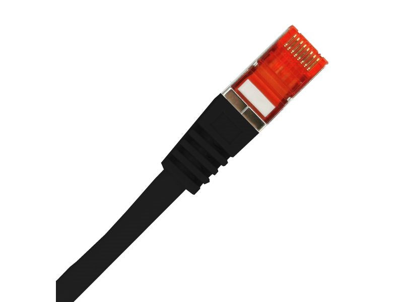 Alantec KKS6CZA0.5 Patch-cord F/UTP cat.6 PVC 0.5m black
