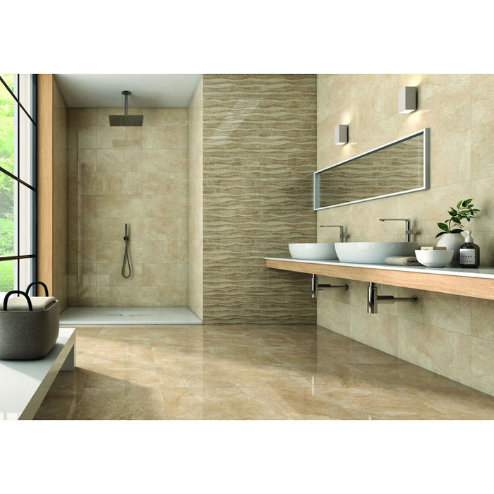TERRACOTTA ALAPLANA LUXOR BEIGE 45X45 CM