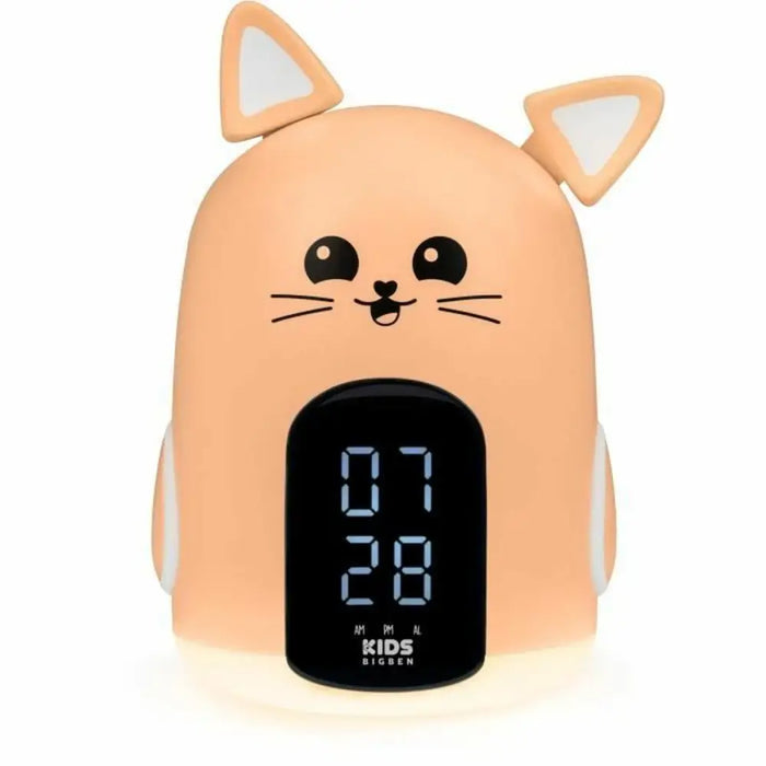 Alarm Clock Bigben Salmon Cat - Декорация и Осветление<<<Дом Градина<<<BigBuy&&&Лампи<<<Декорация и Осветление<<<Дом