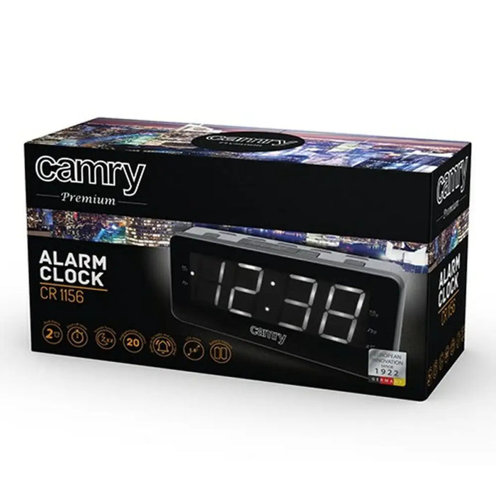 Alarm Clock Camry CR 1156 Blue Black Grey - Ръчни Часовници<<<Декорация и Осветление<<<Дом Градина<<<BigBuy&&&Clock