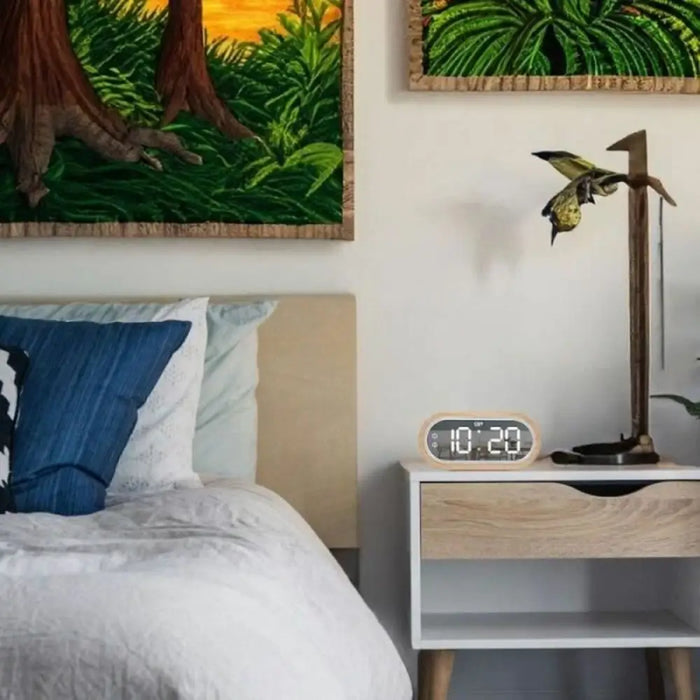 Alarm Clock CGV Wood - Декорация и Осветление<<<Дом Градина<<<BigBuy&&&Ръчни Часовници<<<Декорация и Осветление<<<Дом
