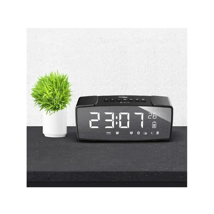 Alarm Clock Greenblue 62917 Black Grey Monochrome Black/Grey - Ръчни Часовници<<<Декорация и Осветление<<<Дом