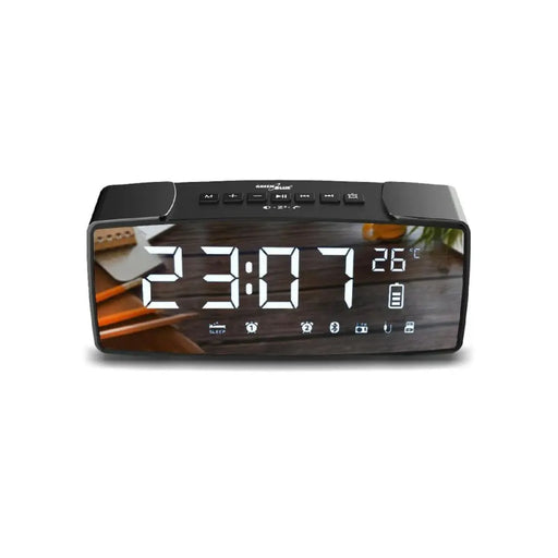 Alarm Clock Greenblue 62917 Black Grey Monochrome Black/Grey - Ръчни Часовници<<<Декорация и Осветление<<<Дом