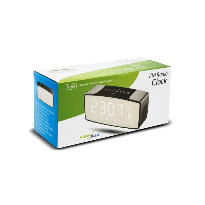 Alarm Clock Greenblue 62917 Black Grey Monochrome Black/Grey - Ръчни Часовници<<<Декорация и Осветление<<<Дом