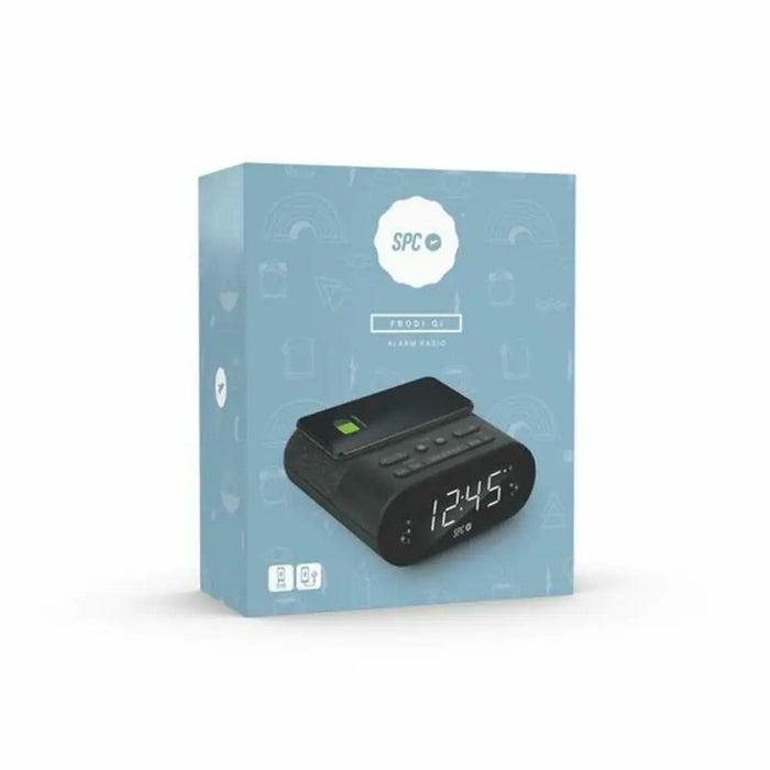 Alarm Clock with Wireless Charger SPC 1 (1 Unit) - Електроника Звук<<<Компютри| Електроника<<<BigBuy&&&Радио