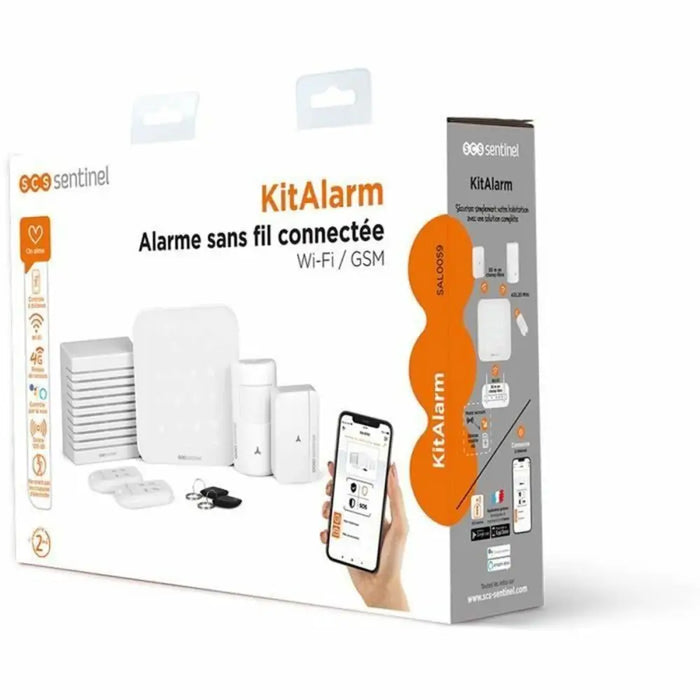 Alarm System SCS SENTINEL KitAlarm Wi-Fi 4G 8 Pieces - Сигурност Удома<<<Дом Градина<<<BigBuy&&&Системи за