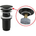 ALCA A392 BLACK BASIN PROPELLER - Сифони и фитинги за умивалник<<<Санитарна керамика и