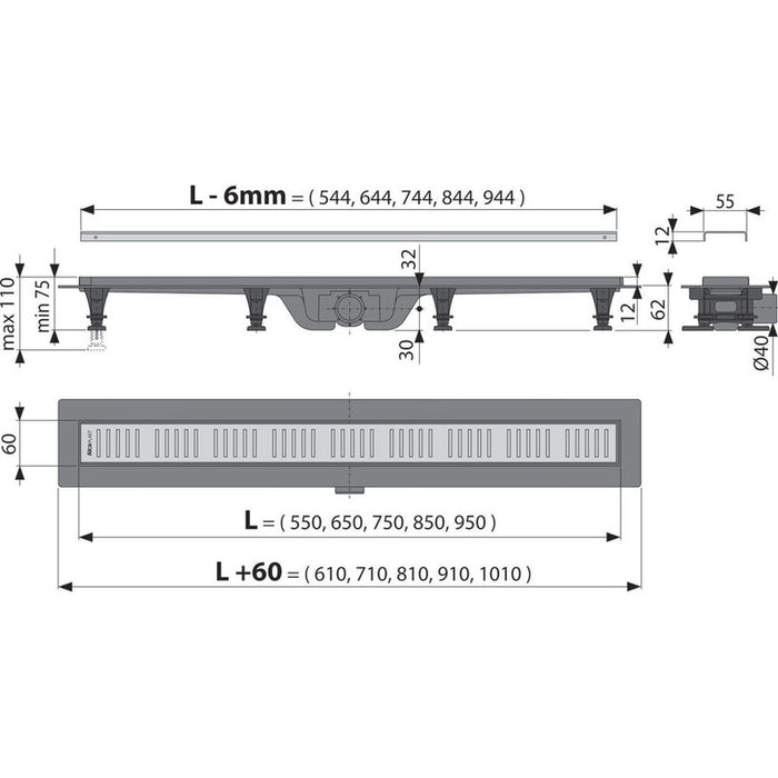 LINEAR SIPHON ALCA APZ10-650M