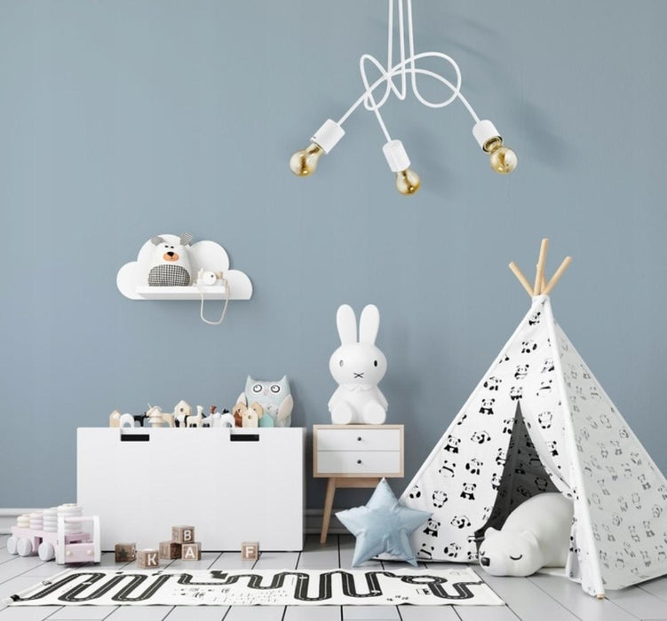CHANDELIER TANGO WHITE 3XE27 60W