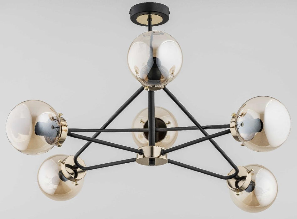 CHANDELIER SAGITO GOLD 6XE14 40W