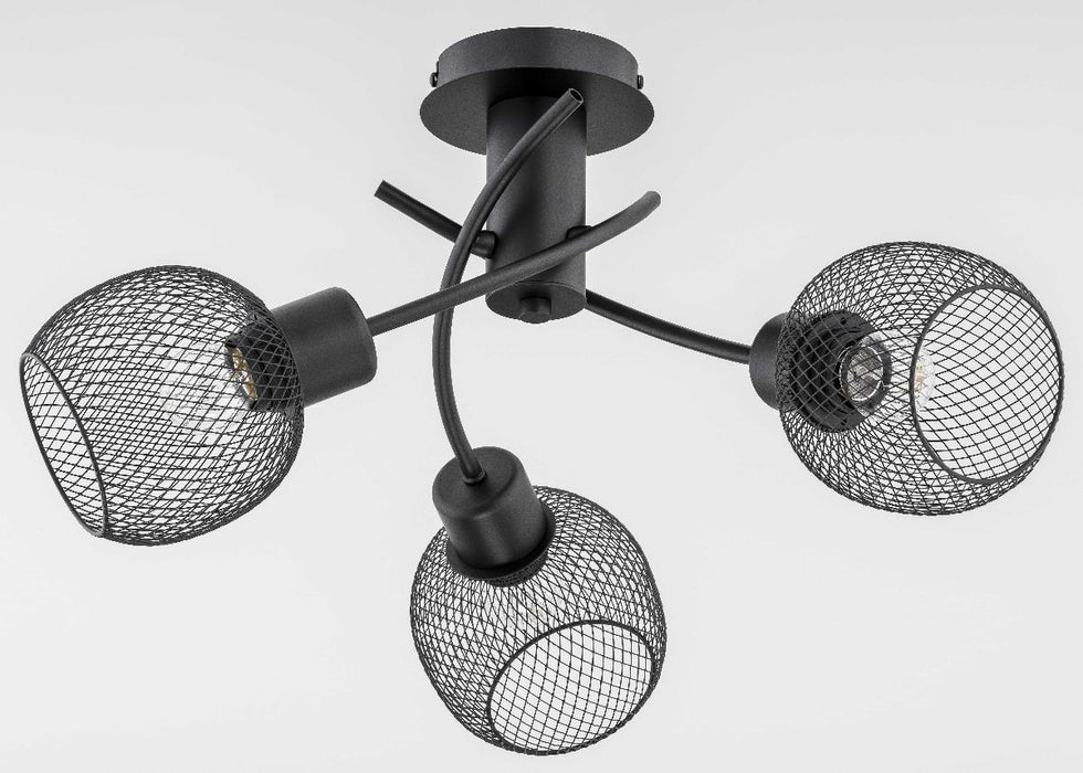 CHANDELIER WATSA BLACK 3XE27 60W
