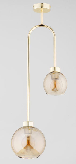 CHANDELIER VECTOR M GOLD 2XE14