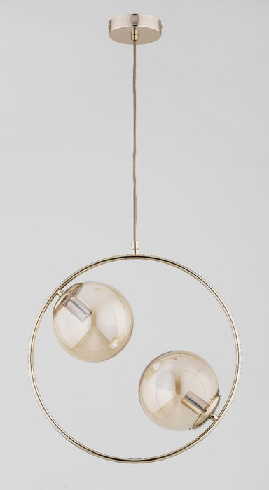 CHANDELIER ADINO GOLD 2XH14
