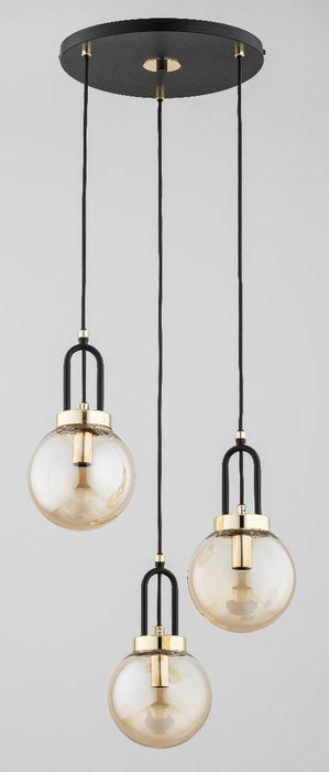 CHANDELIER ATORI BLACK G 3ХЭ14