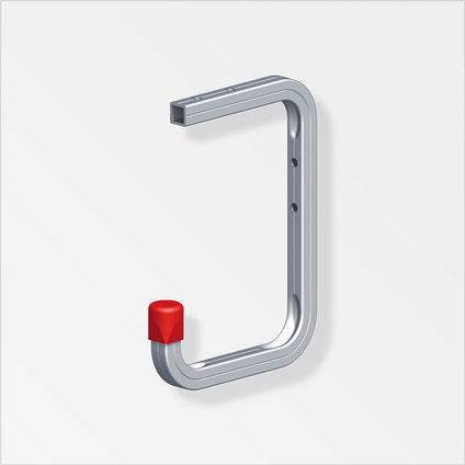 ALUMINUM WALL HOOK 155X255 MM ALFER ALUMINUM
