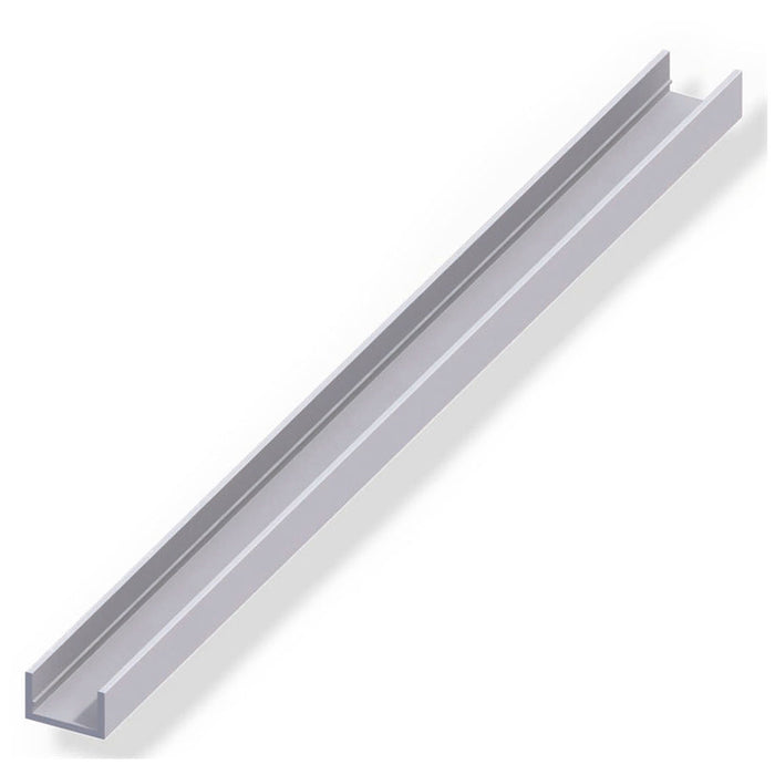 U-SHAPED ALUMINUM PROFILE ANODISED 19.5X10 MM 1 M ALFER ALUMINUM