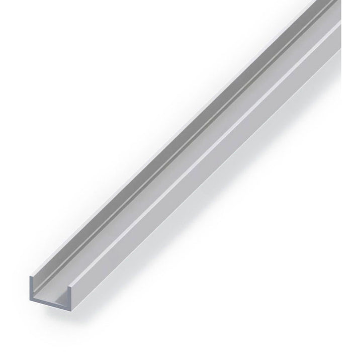 U-SHAPED ALUMINUM PROFILE ANODISED 11.5X10 MM 2 M ALFER ALUMINUM