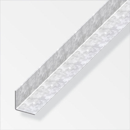 CORNER PROFILE GALVANIZED STEEL 23.5X23.5 MM 1 M ALFER ALUMINUM