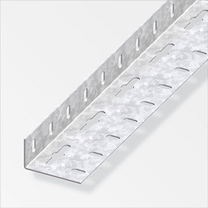 CORNER PROFILE GALVANIZED STEEL 43.5X23.5 MM 1 M ALFER ALUMINUM