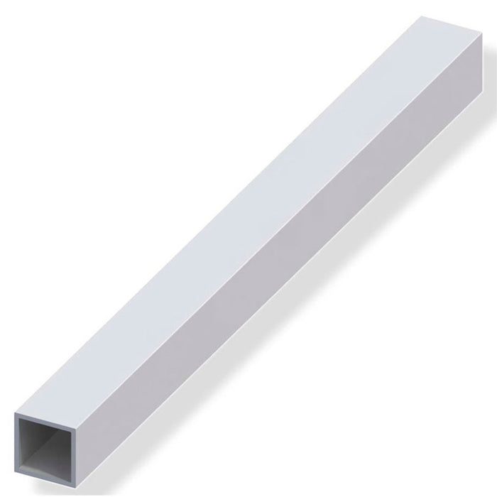 TUBULAR PROFILE SQUARE ALUMINUM ANODIZED 10X10 MM 1 M ALFER ALUMINUM