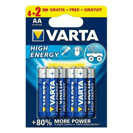 Alkaline Batteries Varta 4906121436 AA 1.55 V - Електроника Батерии<<<Компютри| Електроника<<<BigBuy&&&Алкални