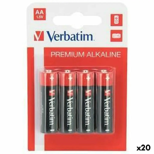 Alkaline Batteries Verbatim LR06 1,5 V (20 Units) - Електроника Батерии<<<Компютри| Електроника<<<BigBuy&&&Алкални