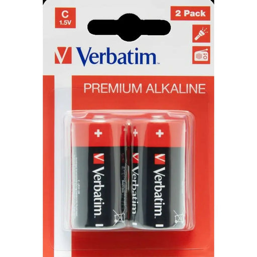 Alkaline Batteries Verbatim LR14 1,5 V (10 Units) - Електроника Батерии<<<Компютри| Електроника<<<BigBuy&&&Алкални