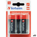 Alkaline Batteries Verbatim LR20 1,5 V (10 Units) - Електроника Батерии<<<Компютри| Електроника<<<BigBuy&&&Алкални