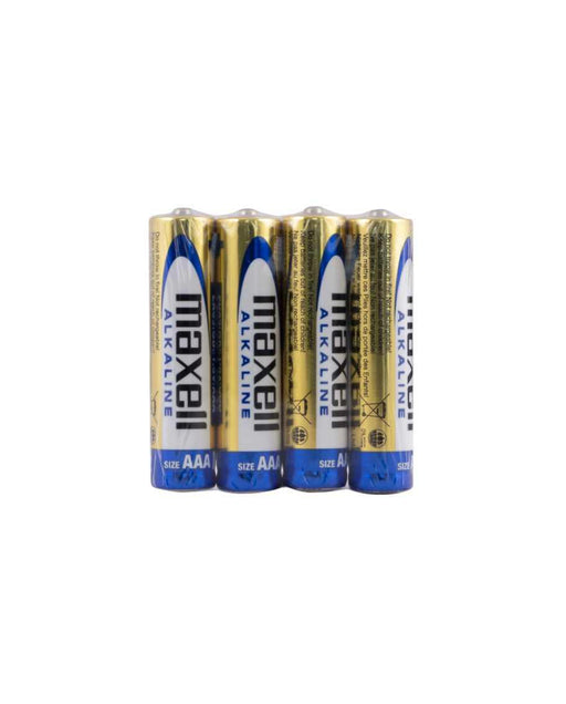 Alkaline battery MAXELL LR03 /4 pcs. in packaging/shrink 1.5V - Батерии<<<Батерии и зарядни у-ва<<<ValiAPI