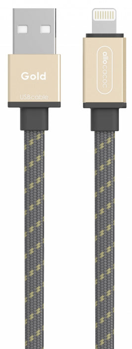 Cable Allocacoc 10761 USB-Lightning Gold