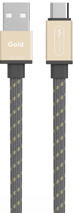 Cable Allocacoc 10762 USB-C Gold