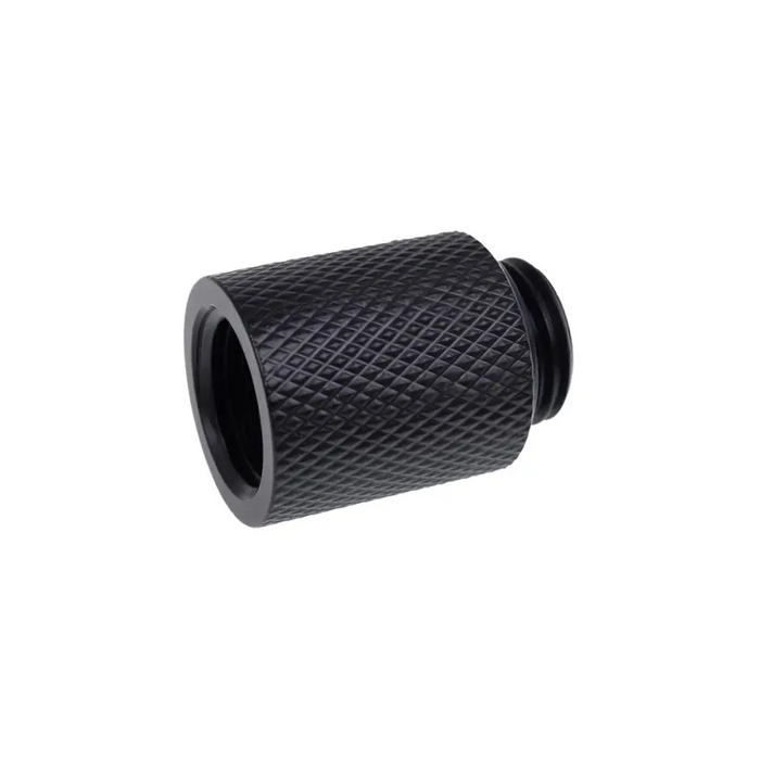 Alphacool Eiszapfen extension 20 mm G1/4 male to G1/4 female thread Matt black - Фитинги<<<Водно охлаждане<<<ValiAPI
