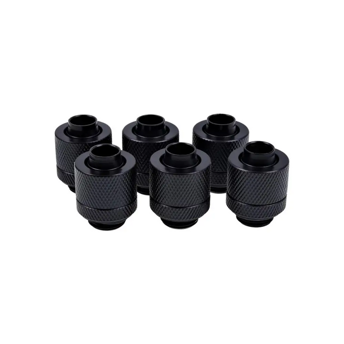 Alphacool Eiszapfen fitting Extension 13/10mm G1/4 Matt black 6 pieces - Фитинги<<<Водно охлаждане<<<ValiAPI