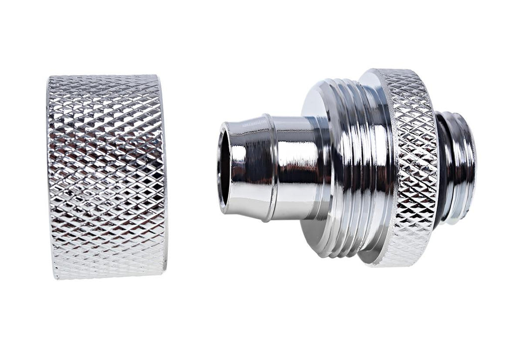 Alphacool Eiszapfen fitting, Extension, 16/10mm, G1/4, Silver