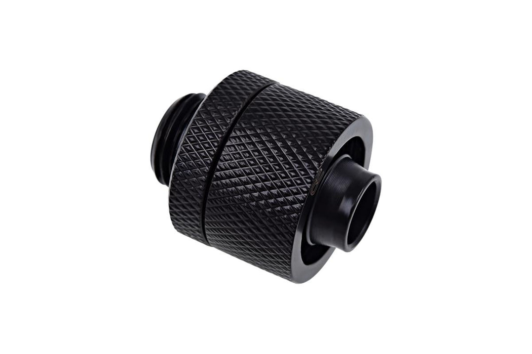 Alphacool Eiszapfen fitting, Extension, 16/10mm, G1/4, Matt black, 6 pieces