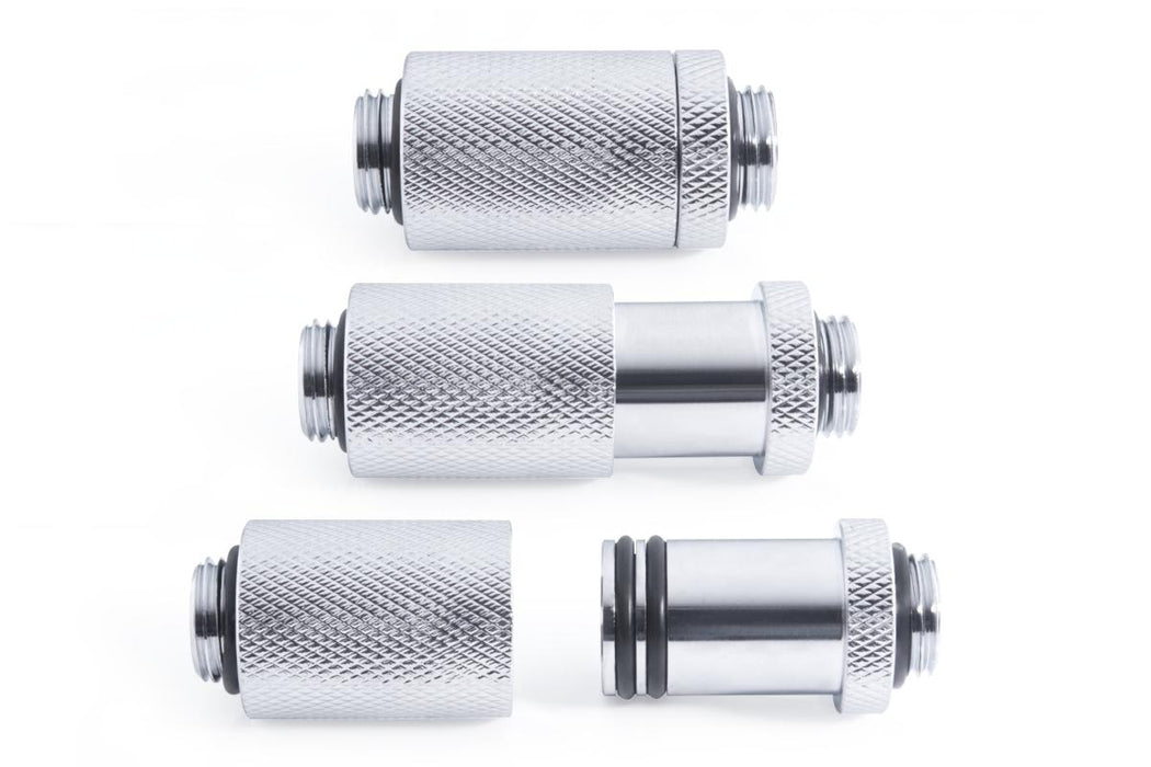 D-Plug Alphacool ES, 31.5mm, G1/4 AG auf G1/4 AG, Silver