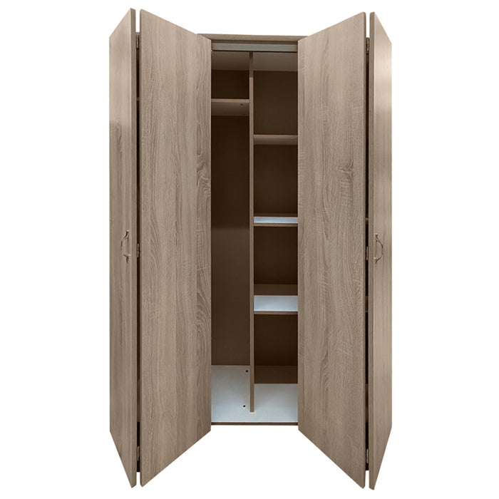 WARDROBE ALPI ACCORDION 116X183X37 CM