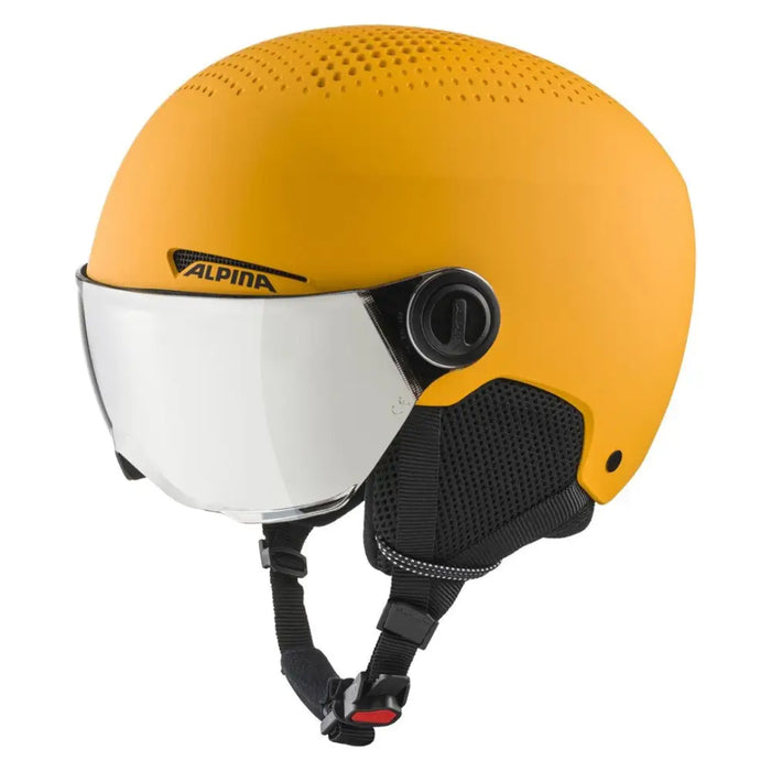 Alpina Zupo Visor Q-Lite Burned-Yellow winter helmet. Matt 51-55 - HelmetsNTO-KAS<<<SkiingNTO<<<ActionPL